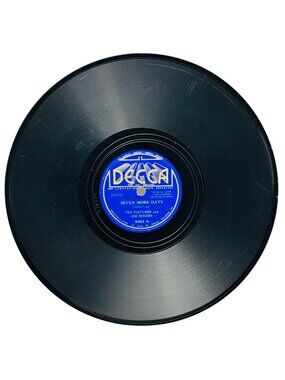 Tex Fletcher And Joe Rogers Seven More Days 10in Shellac 78 RPM Decca 5403 VG+